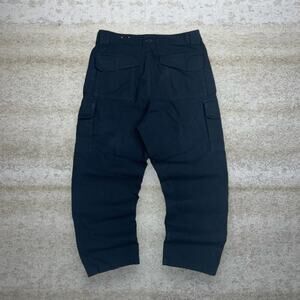 Vintage 90s Tru Spec Tactical Pants 38x30  Baggy Fit Navy Blue Cargos Military
